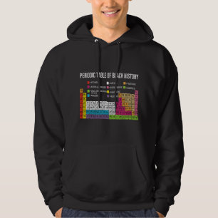 Periodiek Systeem Van De Zwarte Geschiedenis, Afro Hoodie