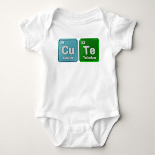 periodiek systeem van het Shirt van baby Scientist