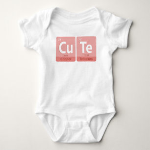 periodiek systeem van het Shirt van baby Scientist