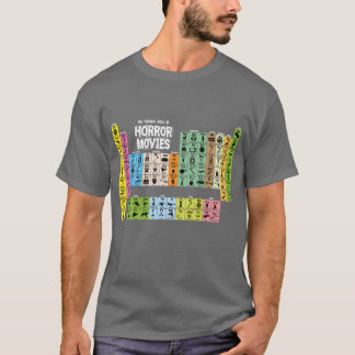 Periodiek systeem van Horrorfilms jongen T-shirt