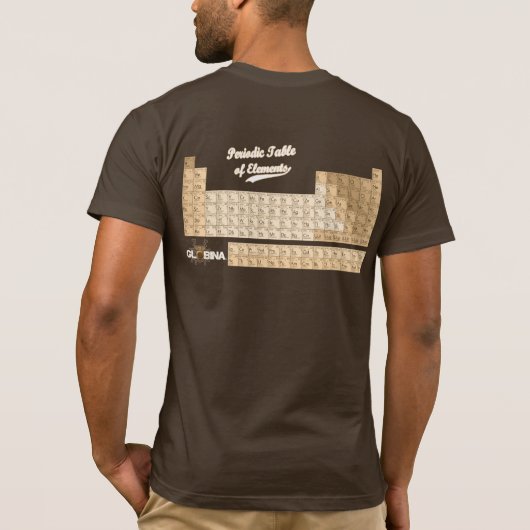  Periodiek Tabel donker T-shirt (Achterkant)