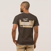  Periodiek Tabel donker T-shirt (Achterkant volledig)