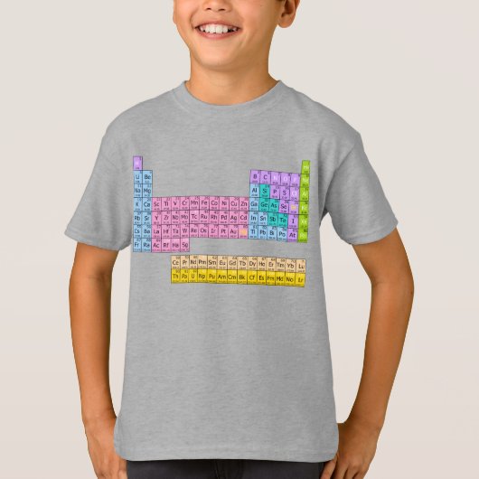 PERIODIEK TABEL FUN Grafisch T-SHIRT (Voorkant)