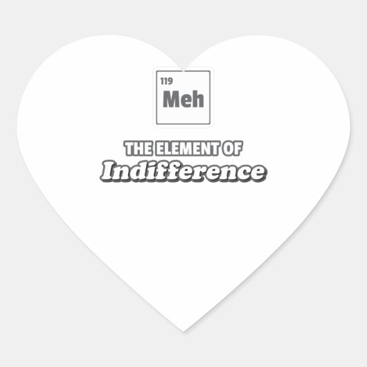 Periodiek Tabel MM Element van Cookie Hart Sticker (Voorkant)