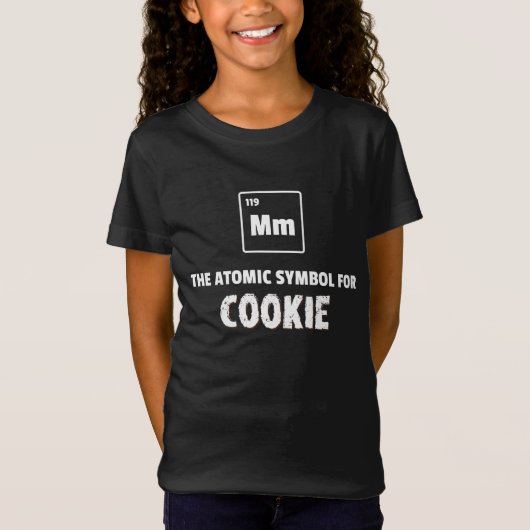 Periodiek Tabel MM Element van Cookie T-shirt (Voorkant)
