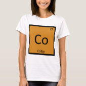 Periodiek tabelsymbool voor cocolbykaaschemie t-shirt (Voorkant)