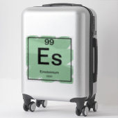 Periodiek Tafel Sticker - Einsteinium (Koffer)