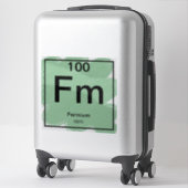 Periodiek Tafel Sticker - Fermium (Koffer)