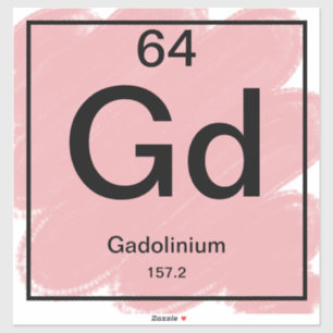 Periodiek Tafel Sticker - Gadolinium