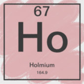 Periodiek Tafel Sticker - Holmium (Voorkant)