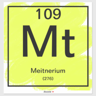 Periodiek Tafel Sticker - Meitnerium