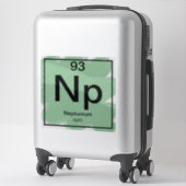 Periodiek Tafel Sticker - Neptunium (Koffer)