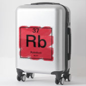 Periodiek Tafel Sticker - Rubidium (Koffer)