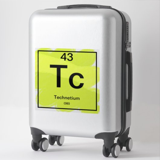 Periodiek Tafel Sticker - Technetium (Koffer)