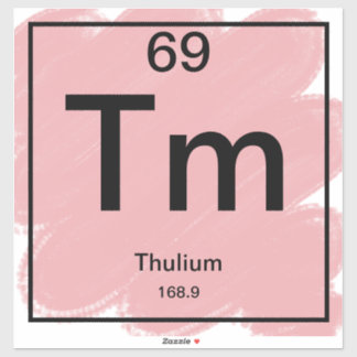 Periodiek Tafel Sticker - Thulium