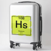 Periodiek Tafel Stickers - Hassium (Koffer)