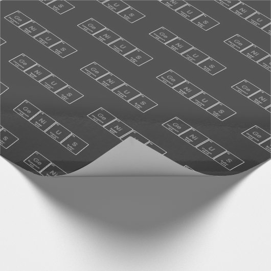 Periodiek verpakkingspapier van GeNiUS-tabel Cadeaupapier (Hoek)