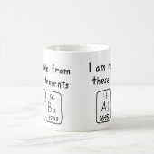 Periodieke Alba-naam mok (Center)