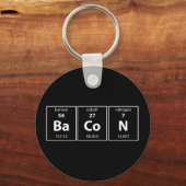 Periodieke Bacon Sleutelhanger (Voorkant)