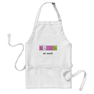 Periodieke Barista naam apron Standaard Schort