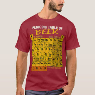 Periodieke bijentafel - stijl van de brouwerij t-shirt