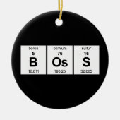 Periodieke BOs-tabel Keramisch Ornament (Voorkant)