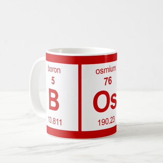 Periodieke BOs-tabel Koffiemok (Voorkant links)