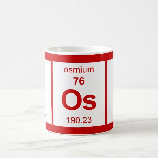 Periodieke BOs-tabel Koffiemok (Center)