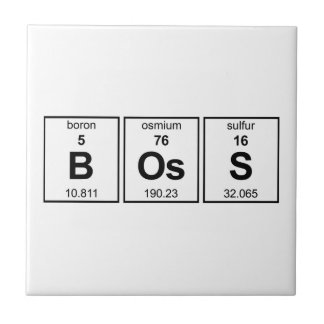 Periodieke BOs-tabel Tegeltje
