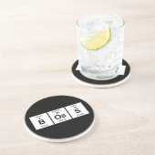 Periodieke BOs-tabel Zandsteen Onderzetter (Zijkant)