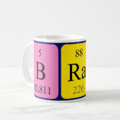 Periodieke Brad naam mok (Voorkant links)