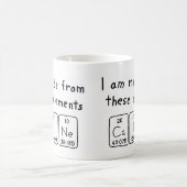 Periodieke Caine naam mok (Center)