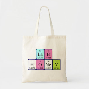 Periodieke canvas tas van de honinghoning