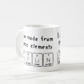 Periodieke Ceylin naam mok (Voorkant links)