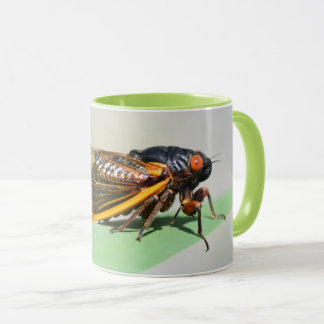 Periodieke cicada mok - geniet van koffie met Broo