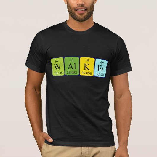 Periodieke de naamnaam van de loopker shirt (Voorkant)