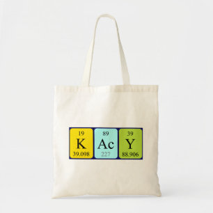 Periodieke de naamnaam van de vaardigheid canvas t tote bag