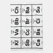 Periodieke Dessertelijst Theedoek (Verticaal)