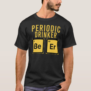 Periodieke drinkbakken voor de bijentafeltechniek t-shirt