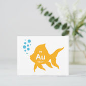 Periodieke elementaire vis briefkaart (Staand voorkant)