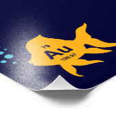 Periodieke elementaire vis foto afdruk (Hoek)