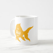 Periodieke elementaire vis koffiemok (Voorkant links)