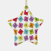 Periodieke elementen keramisch ornament (Rechts)