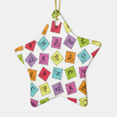 Periodieke elementen keramisch ornament (Links)