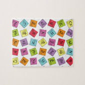 Periodieke elementen legpuzzel (Horizontaal)