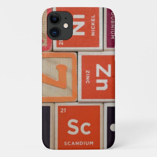 Periodieke Elementen Zinkwetenschappen Case-Mate iPhone Case (Achterkant)