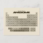 Periodieke GEWELDIGE tabel Briefkaart (Voorkant)