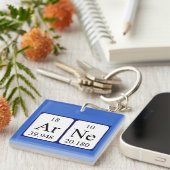 Periodieke het naamsleutelwoord van Arne Sleutelhanger (Voorkant Rechts)