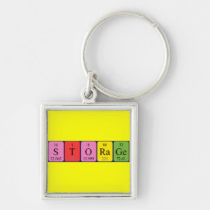 Periodieke het sleutelwoord van de opslag sleutelhanger