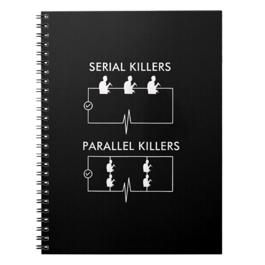Periodieke Killers Parallel Killers Electricia Fun Notitieboek (Voorkant)